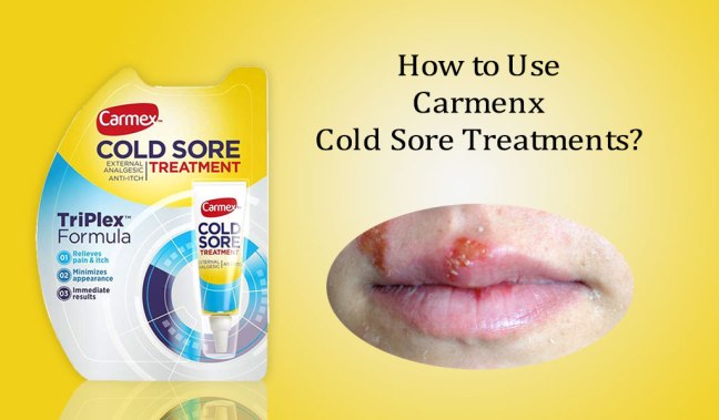 How to Use Carmex Cold Sore Treatments
